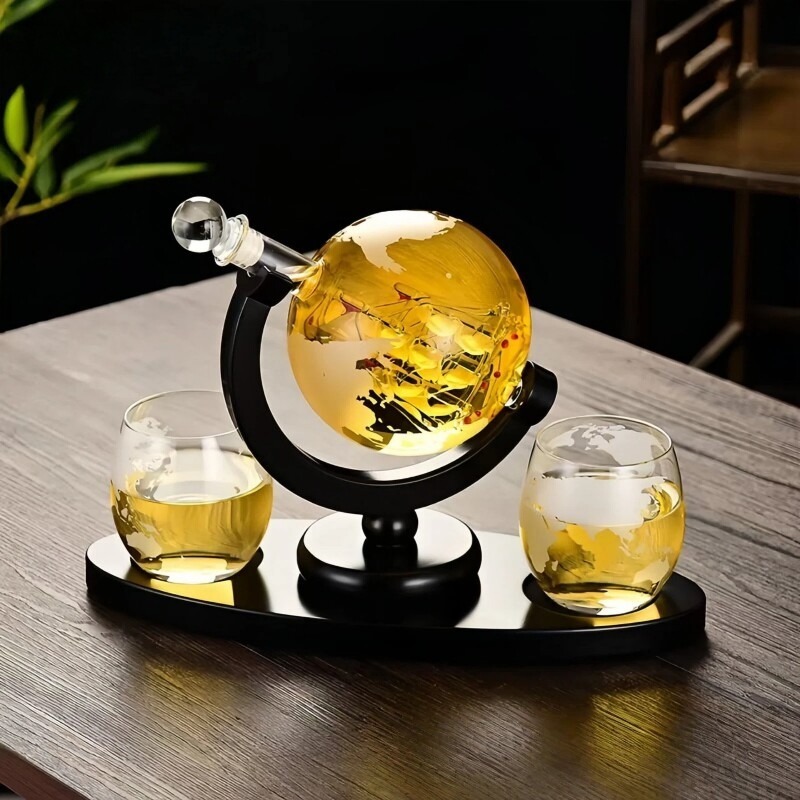 Home Bar Set - Juego de Decantador de Vino Decorativo