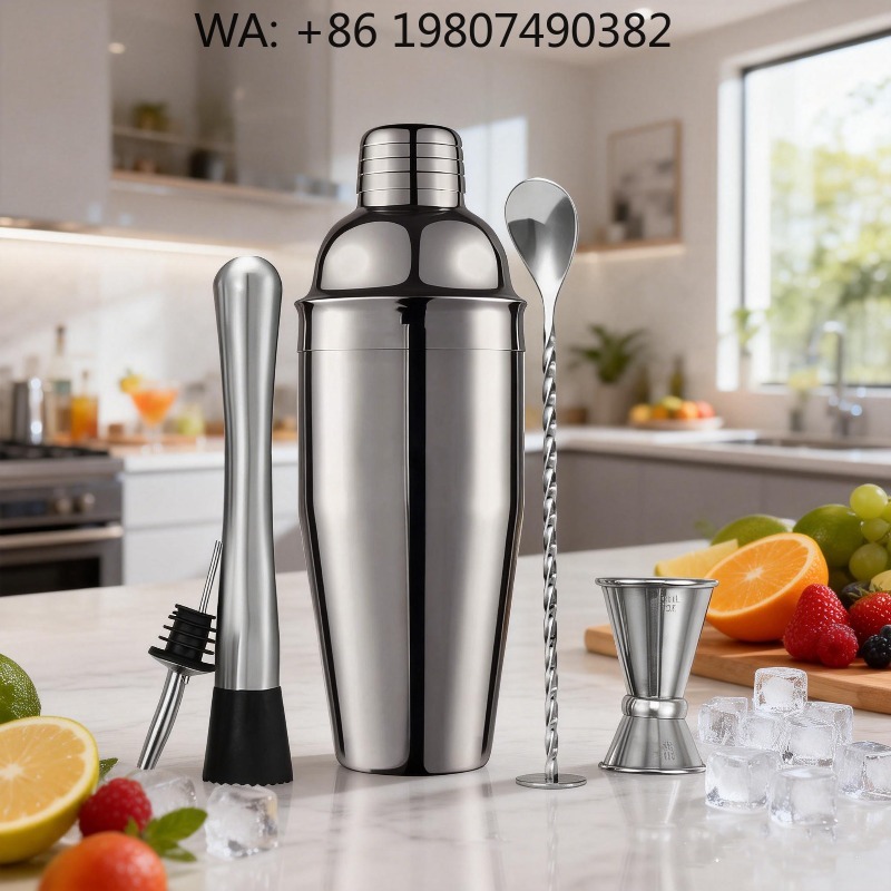 Boston Shaker Set - Kit de Coctelería de 5 Piezas
