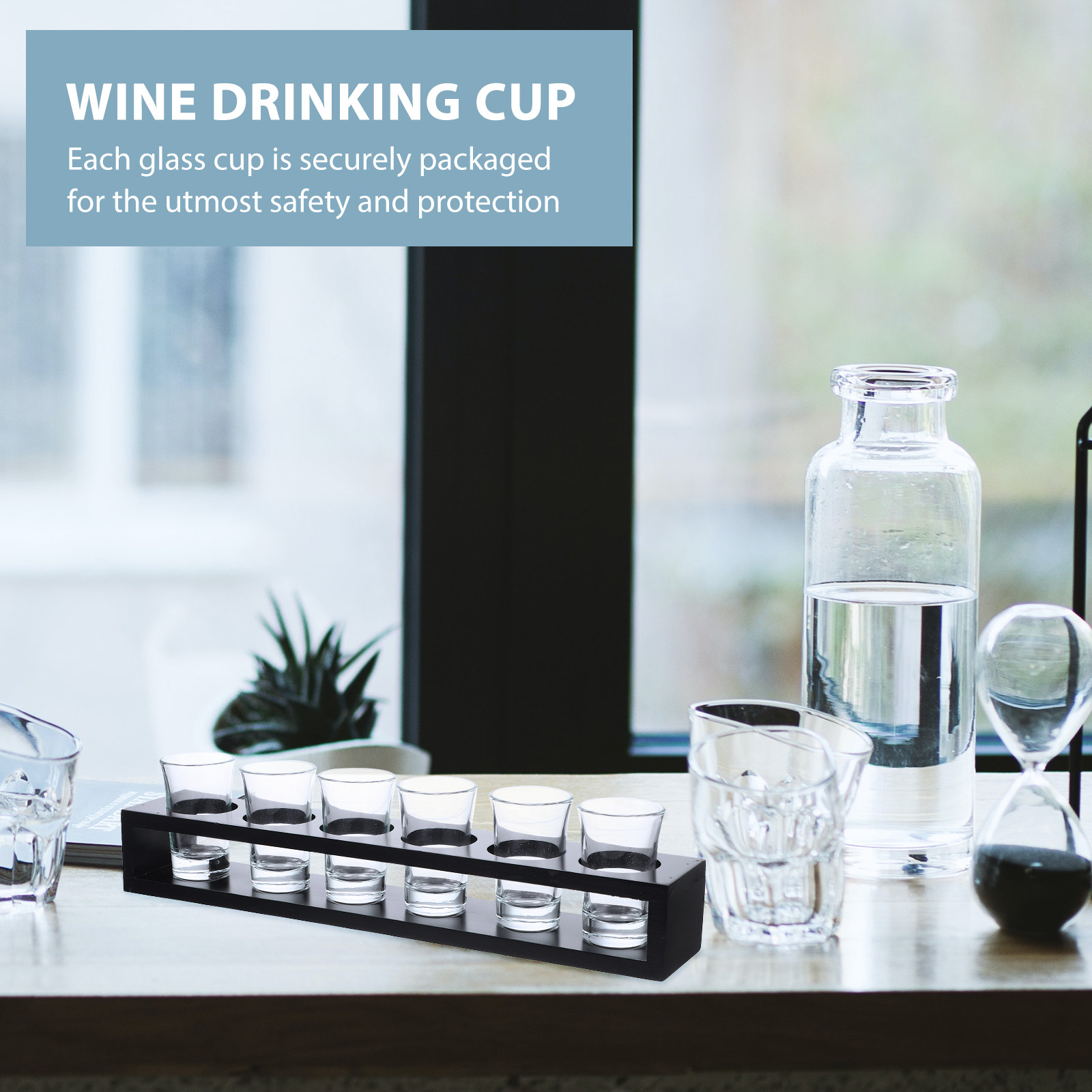 Juego de Copas de Vino de Vidr - Home Bar Set reseña y precio