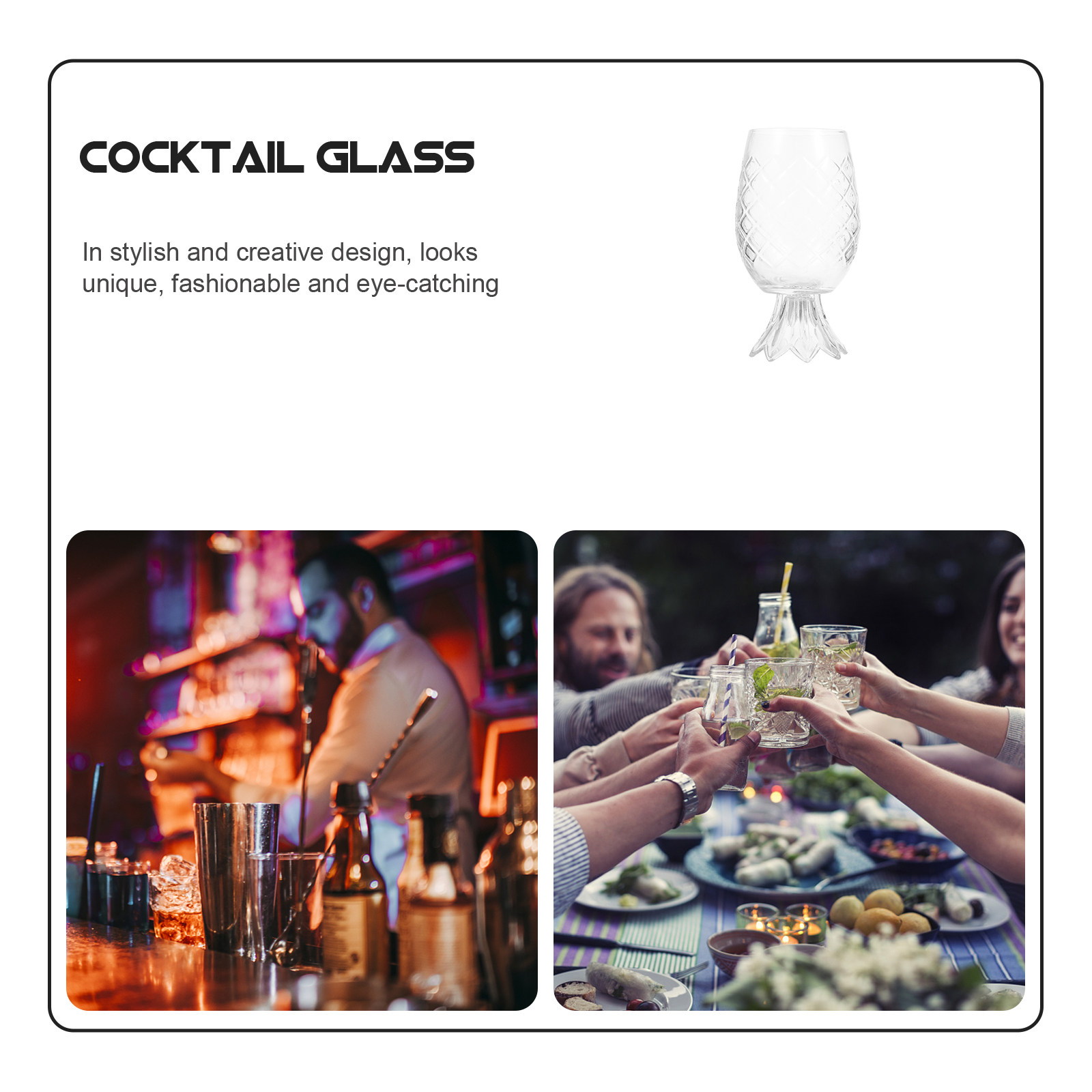 Juego de vasos de cóctel con f - Home Bar Set reseña y precio
