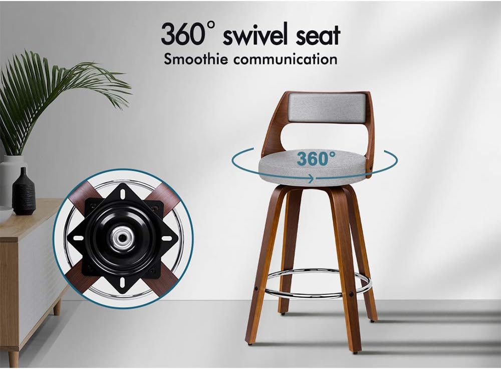 con reposapiés y niveladores d - Home Bar Stools reseña y precio