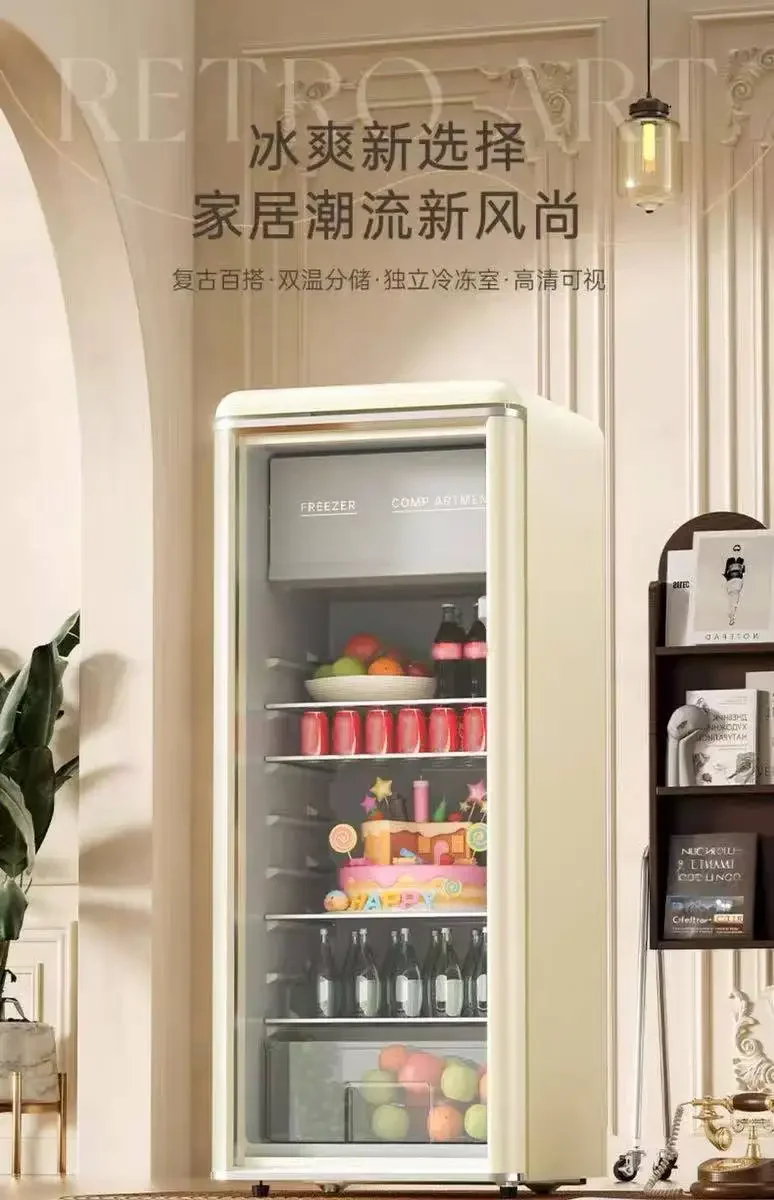 q-1 b27 Refrigerador retro peq - Home Bar And Cabinet reseña y precio