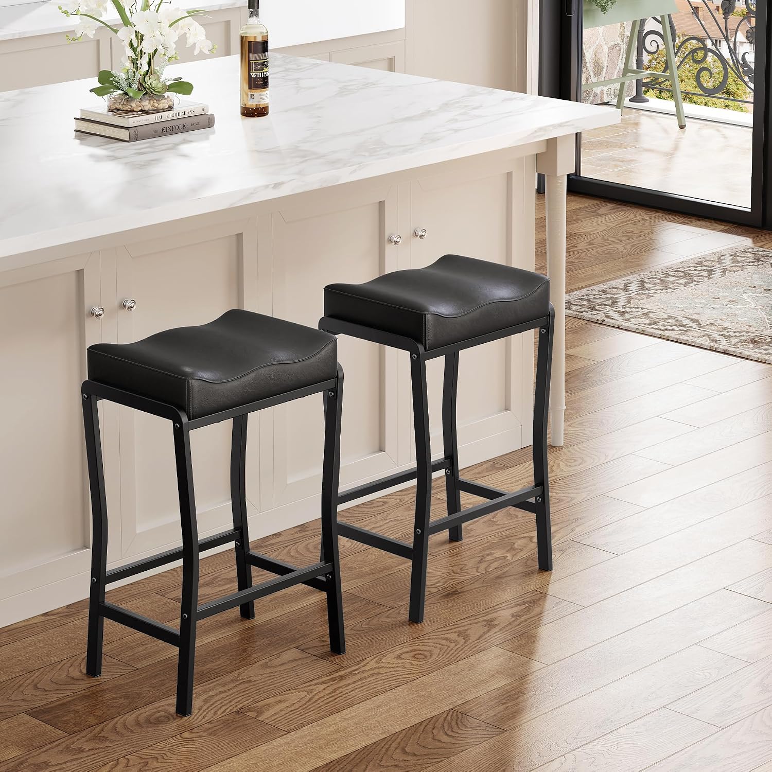 Juego de Taburetes de Barra Al - Home Bar Stools reseña y precio