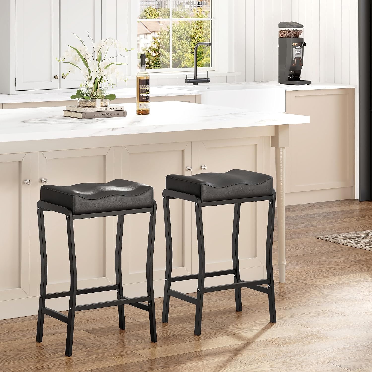 Juego de Taburetes de Barra Al - Home Bar Stools reseña y precio