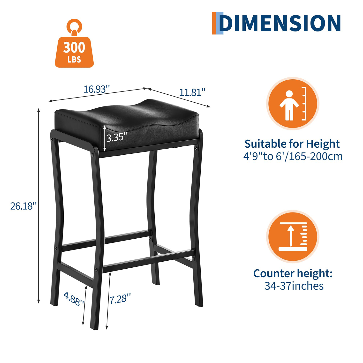 Juego de Taburetes de Barra Al - Home Bar Stools reseña y precio